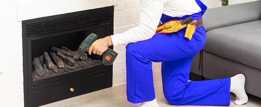 B-Vent Gas Fireplace Installation in Magog, QC