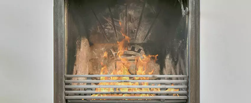 Travis Industries Linear Gas Fireplace Installation in Magog, Quebec