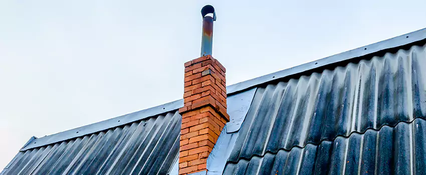 Aluminium Chimney Flashing Repair in Magog, QC