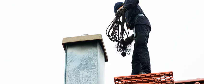 Gas Fireplace Flue Cleaning in Magog, Quebec