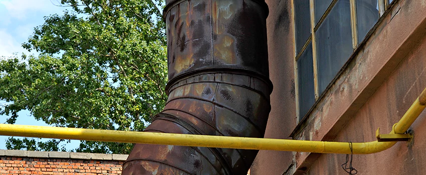 Lightning Protection Installation System for Industrial Chimneys in Magog, Quebec