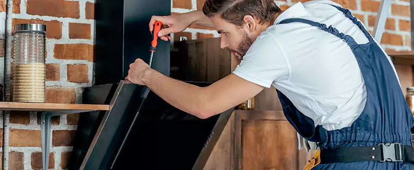 Old Rusted Metal Fireplace Repair And Replacement in Magog, QC